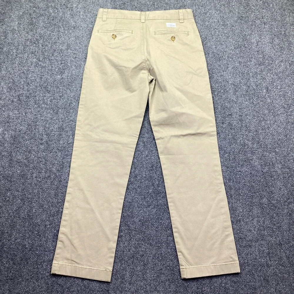 Vineyard Vines Boys Size 14 Khaki Chino Pants Stretch Cotton Tan Casual Preppy